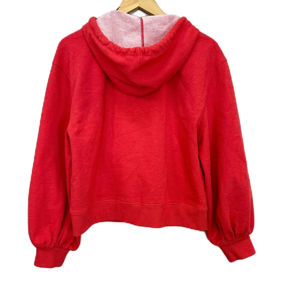 CAbi Deluxe Hoodie Zip Up Red Jacket Women’s Medium‎ #5657 NEW